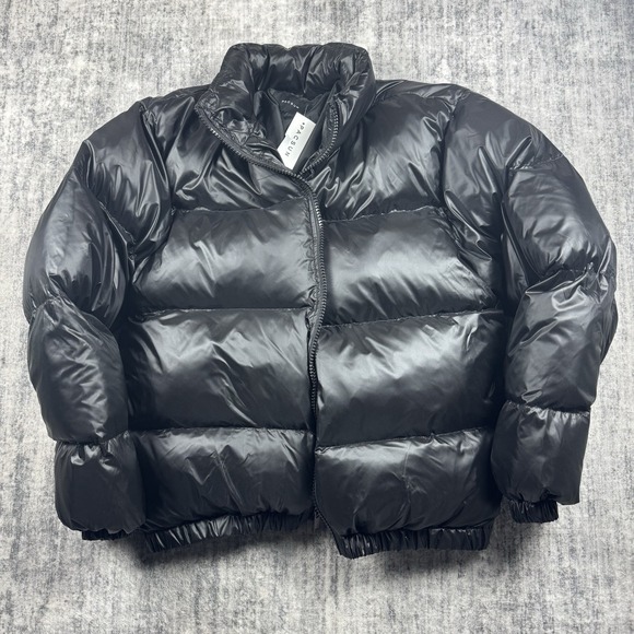 PacSun Jackets & Blazers - New PacSun Down Puffer Jacket Coat Size Small Black Shiny New With Tags